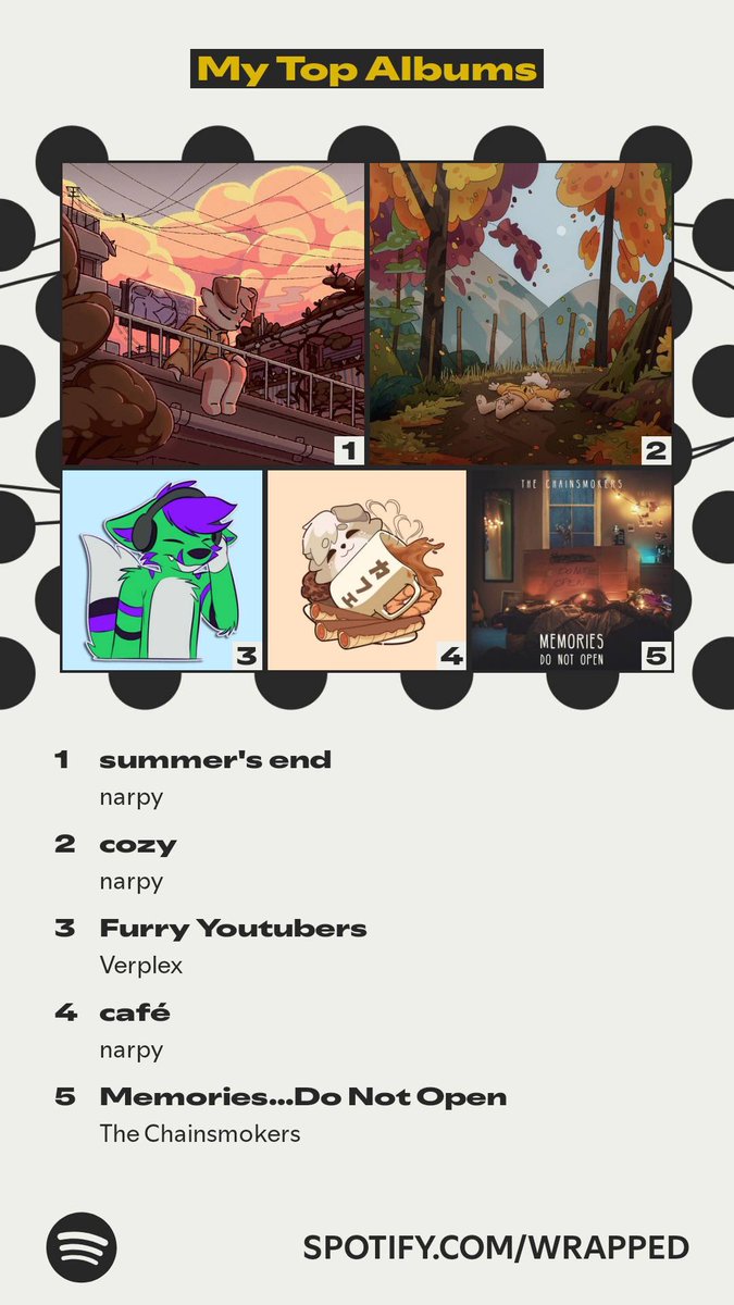 heres my #SpotifyWrapped :3