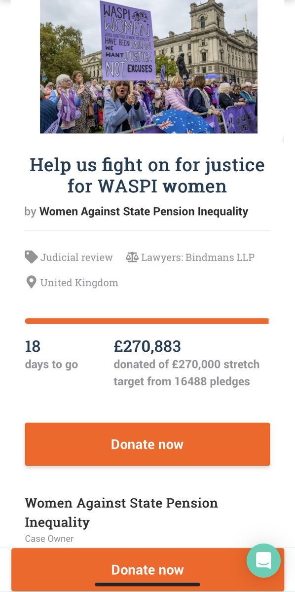 <a href="/50sWOWPembsCarm/">1950s Women of Wales Pembs & Carms West</a> <a href="/maureen12485368/">maureen flynn 🕷</a> Yet another Waspi  case collapses. It’s getting to be a. habit. All those fund’s raised &amp; for what. Once again kicked down the road. It’s really shocking,