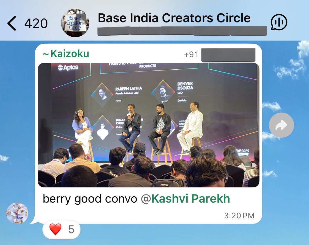 kashvii's tweet image. you know that a panel was good when it makes its way into whatsapp chats :’)