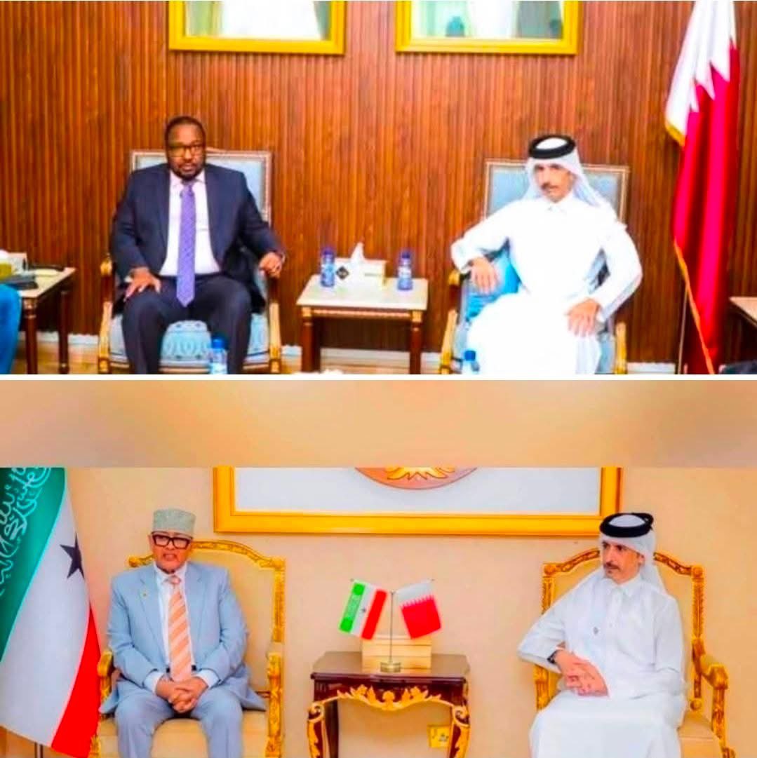 faarah_jiinje's tweet image. Maamul Goboleedka Waqooyi #Bari Soomaliya,iyo Maamul Goboleedka  Waqooyi #Galbeed Soomaliya. 

Labadii  Madaxwayne  Maamul Goboleed lakulmay Safiirka Qatar 🇶🇦  u fadhiya somalia.🇸🇴

Las-Anod.🇸🇴
Hargeisa.  🇸🇴