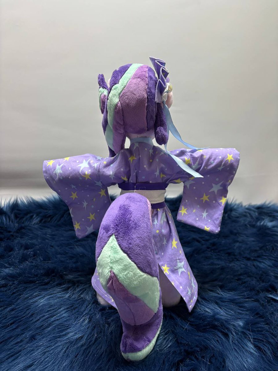 MelodisDE's tweet photo. Little #plushie project done
Thank you again to @meplushyou for helping me dying #starlightglimmer fur color for the first time 🥰

Thought I make her a cozy kimono outfit for the cold weather outside :)

#brony #mlp #mlpg4 #mylittelpony #mlpart https://t.co/j6BQakyVRO