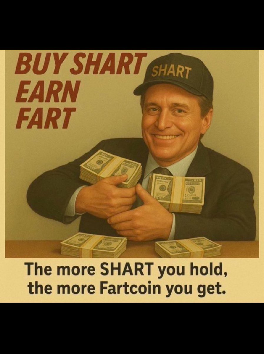<a href="/GordonGekko/">Gordon 🐂</a> <a href="/BitcoinArchive/">Bitcoin Archive</a> Imagine Fartcoin at $100.
Your SHART farms printing Fartcoins every single day.
Passive income so strong it feels illegal.💨💵🚀