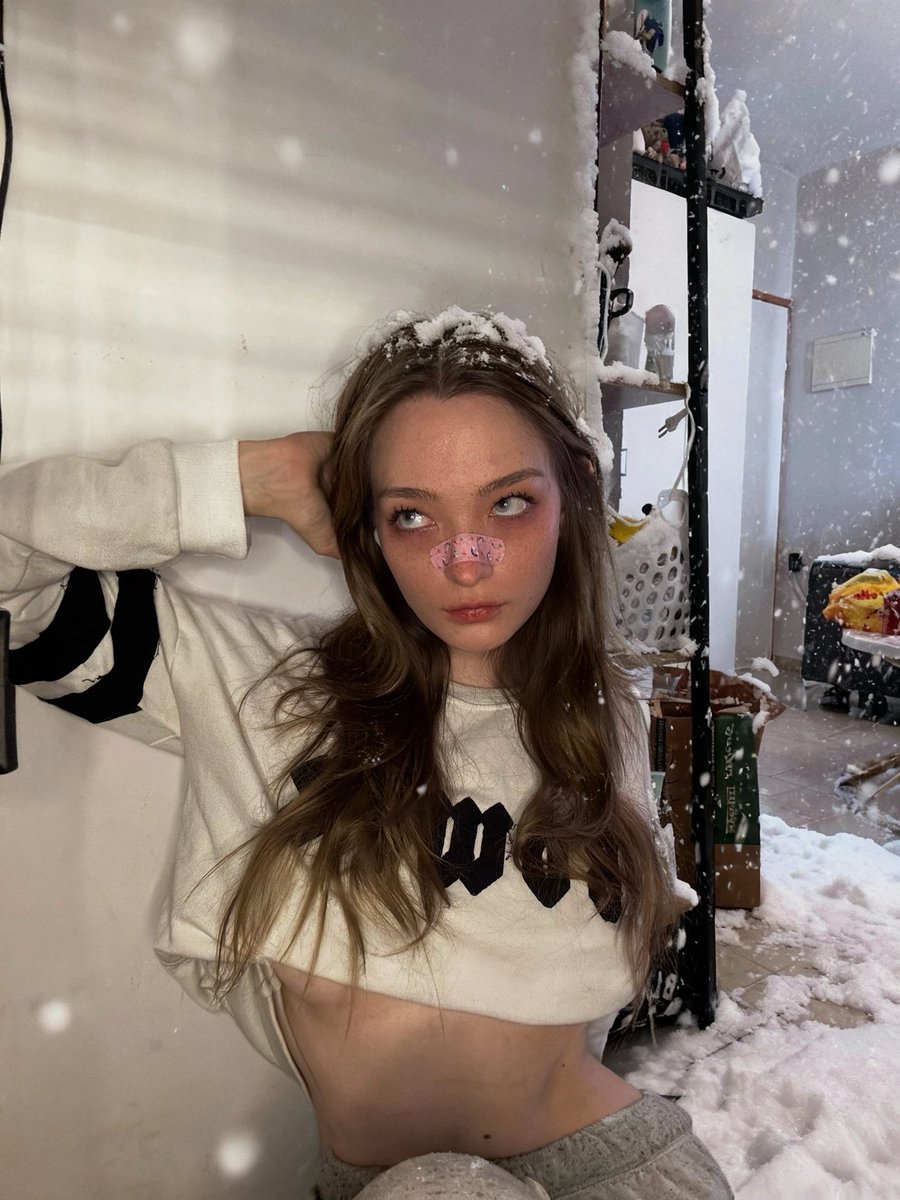 The roof is gone, it snowed