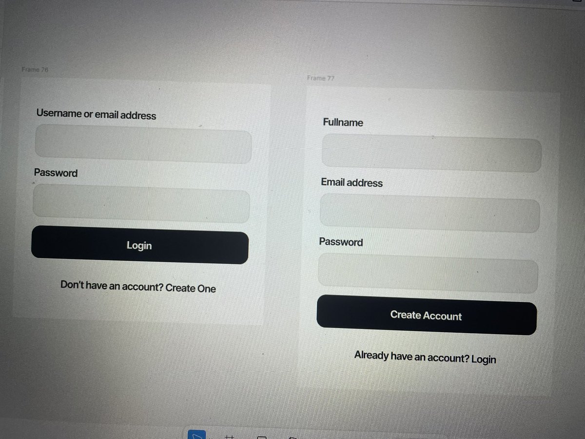 mhoyin_holu's tweet photo. These past weeks I’ve been learning about auto layout and it’s been a game changer, it has helped my designs to be cleaner, responsive and adaptive🥹
Sharing some of my recent practice pieces 🤗
#productdesign #figma #autolayout #learninginpublic https://t.co/Vd1bDpHKZW