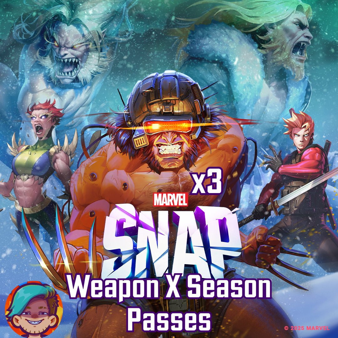 GreGor_2424's tweet image. 🚨Giveaway🚨

🎉 x3 @MARVELSNAP Season Passes🎉

To Enter:

✅ Follow @GreGor_2424

✅ Follow my Twitch Channel

✅ Like and Retweet

✅ Checkout my Newest SNAP Vid. 
Wiccan + Hazmat = TOXIC DOMINATION ☢️
Leave a comment in the Video with the Card you are most excited for this…