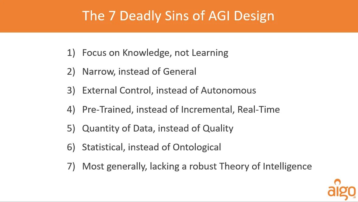 Yes, they lack a theory of intelligence, and this leads to "The 7 Deadly Sins of AGI Design"

petervoss.substack.com/p/the-7-deadly…