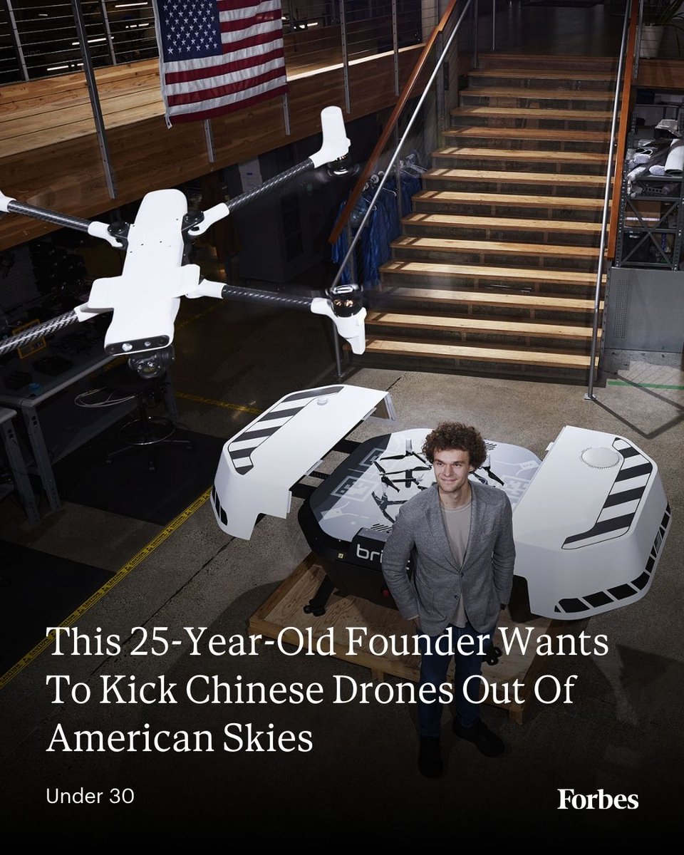 Telling his parents he was dropping out of college wasn’t easy for Brinc founder Blake Resnick. Seven years—and 700 customers—later, he quips, “I think my mom has finally forgiven me.” forbes.com/sites/zoyahasa… #ForbesUnder30 (Photo: Cody Pickens for Forbes)