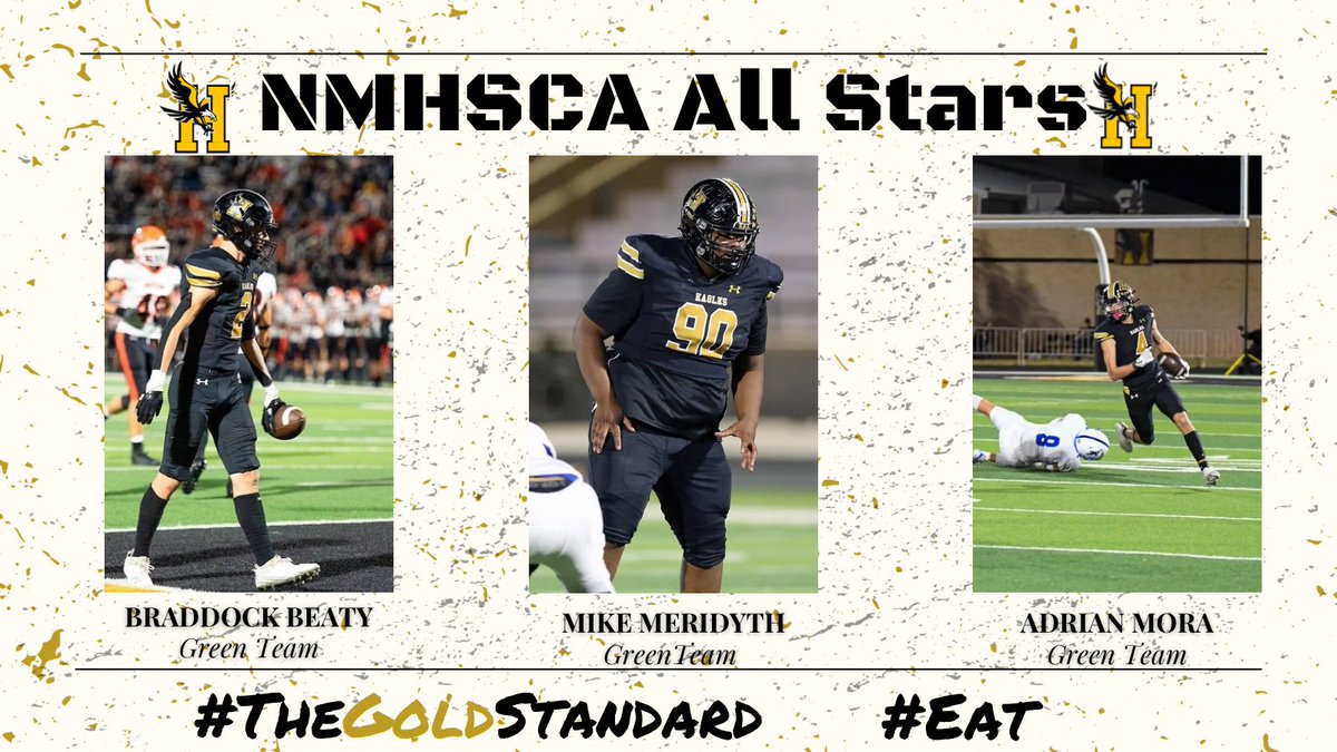 Proud of these guys! 6 Hobbs Eagles will be playing in the <a href="/NMHSCA/">NMHSCA</a> All Star Football Game this weekend! <a href="/Hobbs_Schools/">Hobbs Eagles</a>