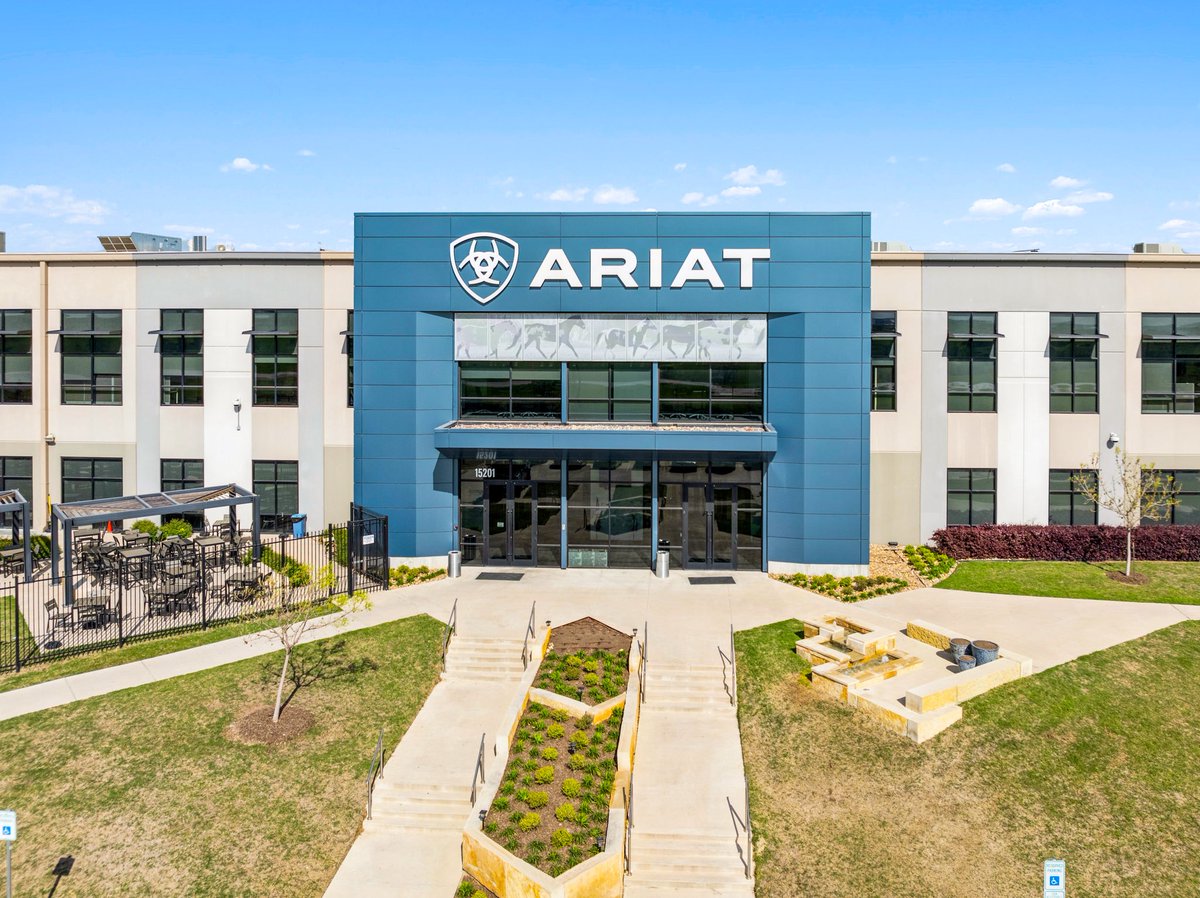 <a href="/Ariat/">Ariat International</a> announced today an expansion of its regional headquarters in Fort Worth as part of a $72.6M investment that will create 250 new jobs. Fort Worth is proud to support Ariat’s continued growth. bit.ly/3XyfjmW

#FortWorth #Ariat #TexasEconomic