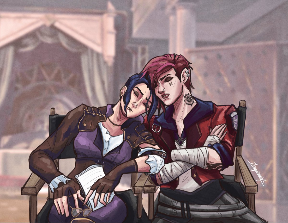 These costars are constantly caught napping together in between takes
#caitvi