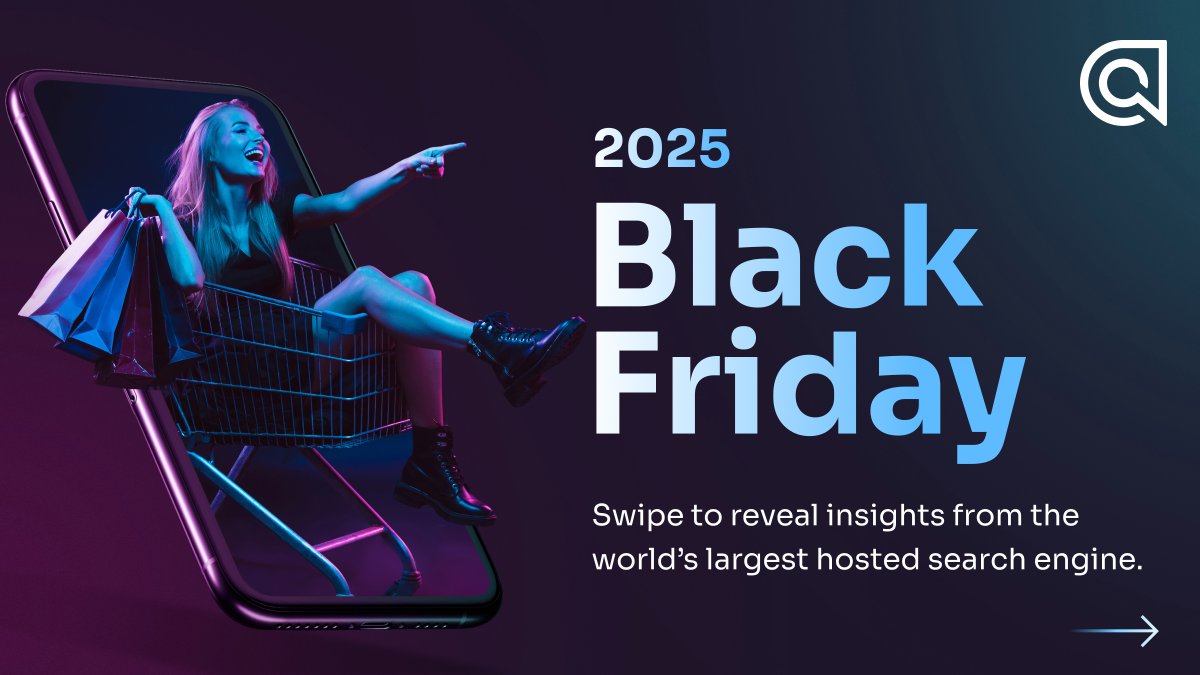 algolia's tweet image. Numbers are in: Algolia powered a record-breaking 33.5 BILLION searches across #CyberWeekend! 

💥 119,680 queries per second at peak
💥 184B searches in November (+61% YoY)
💥 More than 99.999% availability all season

See the full story → bit.ly/49Ql4nh