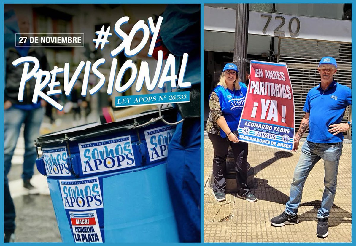 CronicaSindicaL's tweet image. #SEGURIDADSOCIAL #APOPS La Comisión Directiva Nacional del gremio específico de los Trabajadores de ANSES, celebró el 27 NOV el Día del TRABAJADOR PREVISIONAL destacando su " compromiso y profesionalismo". 
@SomosApops @LeonardoFabreok 
facebook.com/share/p/177v39…