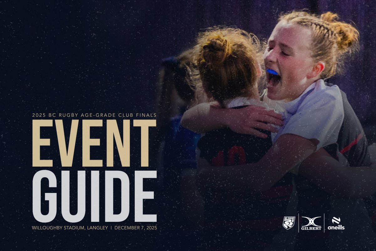 Pumped for Sunday 💪🏆

Come and join us at Willoughby Stadium in Langley on Sunday for the 2025 BC Rugby Age-Grade Club Finals and support the next gen of Rugby! 

Four epic matches, free entry. See you there 👊

Event details 👉 ow.ly/HjcC50XBsIu

#BCRugby #ClubFinals