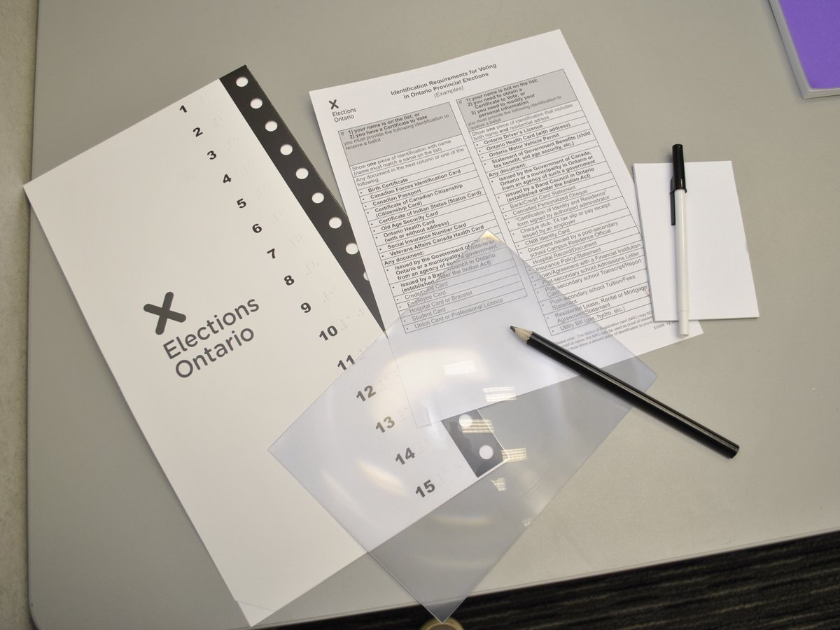 In honour of #InternationalDayofPersonsWithDisabilities, we're highlighting the accessibility options that are available to all Ontarians during provincial elections. ♿

If you're unable to go to a voting location, you can apply to:
📫 Vote by mail
🏠 Vote by home visit
🏥 Vote