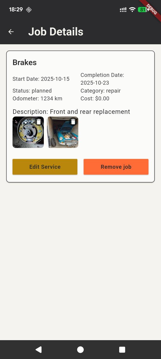 HalldorStefans's tweet photo. Just finished the first iteration of this car-maintenance logbook app I’ve been tinkering with. 
I’m awful at keeping track of what I’ve done on the car, so I figured it was a good excuse to finally try some mobile dev. https://t.co/Ow004KeoYp