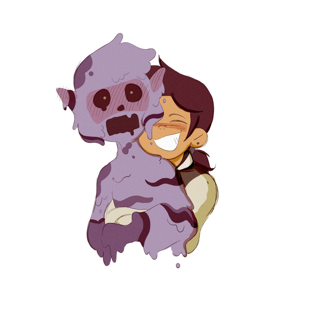 acynosureart's tweet image. Made this around when folks thought Amity could have powers like Darius (2022)

#theowlhouse | #lumity | #art