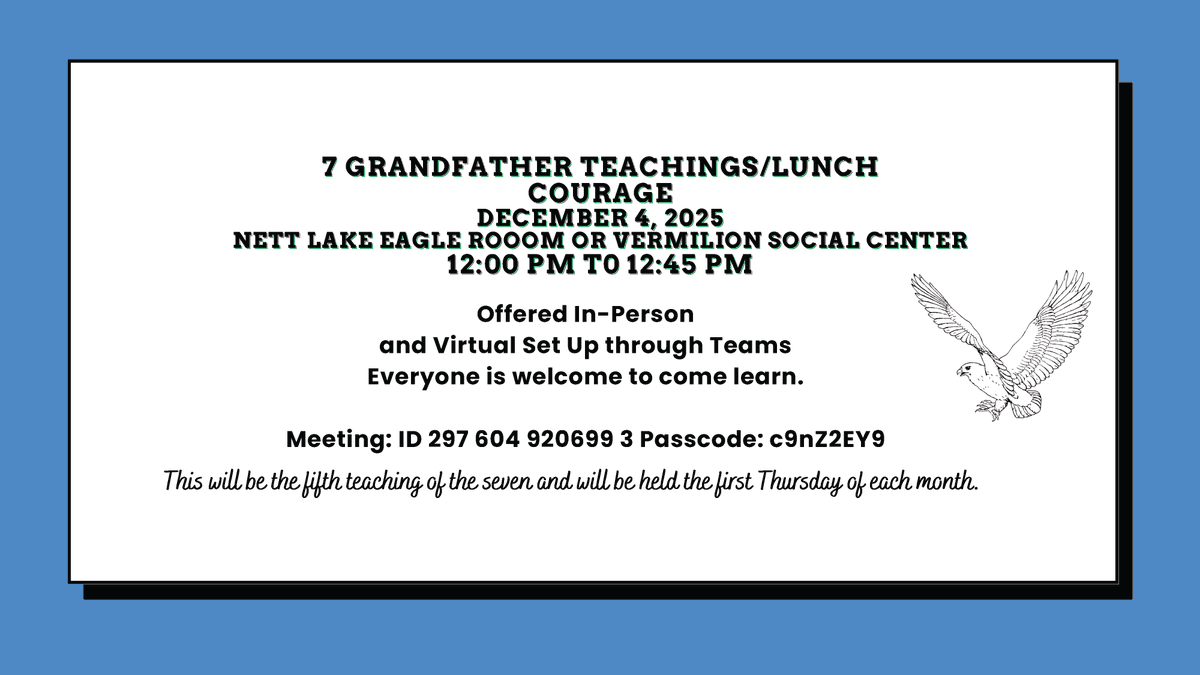 Bois Forte Band of Chippewa (@boisforte_boc) on Twitter photo 