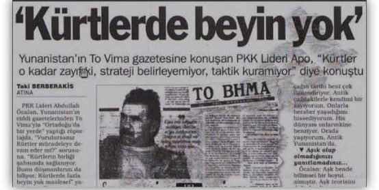 Tek haklı olduğu konu. Biraz beyinleri olsa şu adamı “Önder” saymazlardı