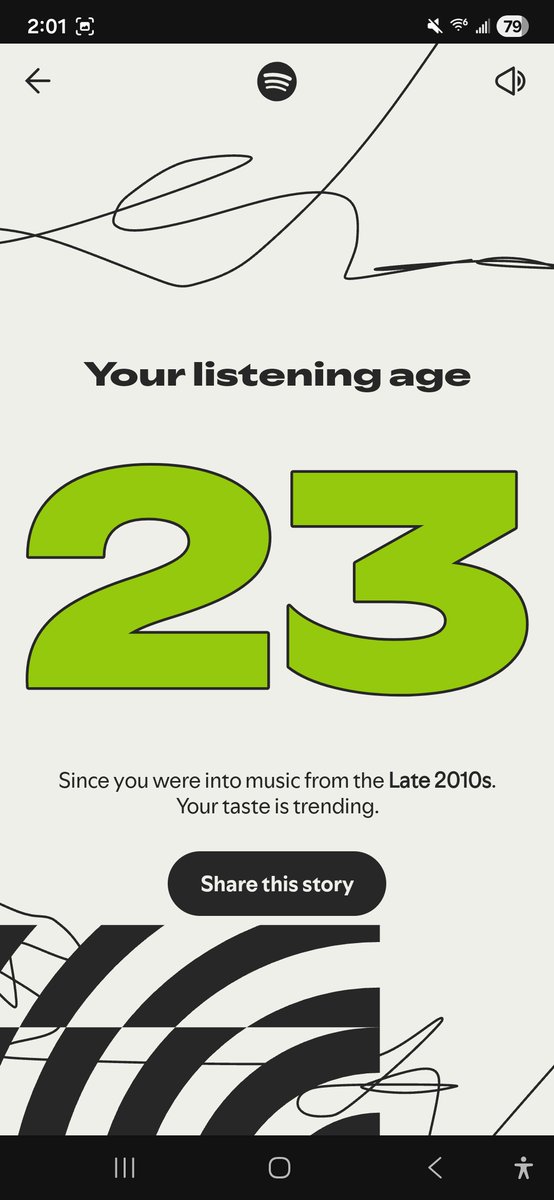 Matchabrained's tweet image. Nice @ my Spotify Wrapped.