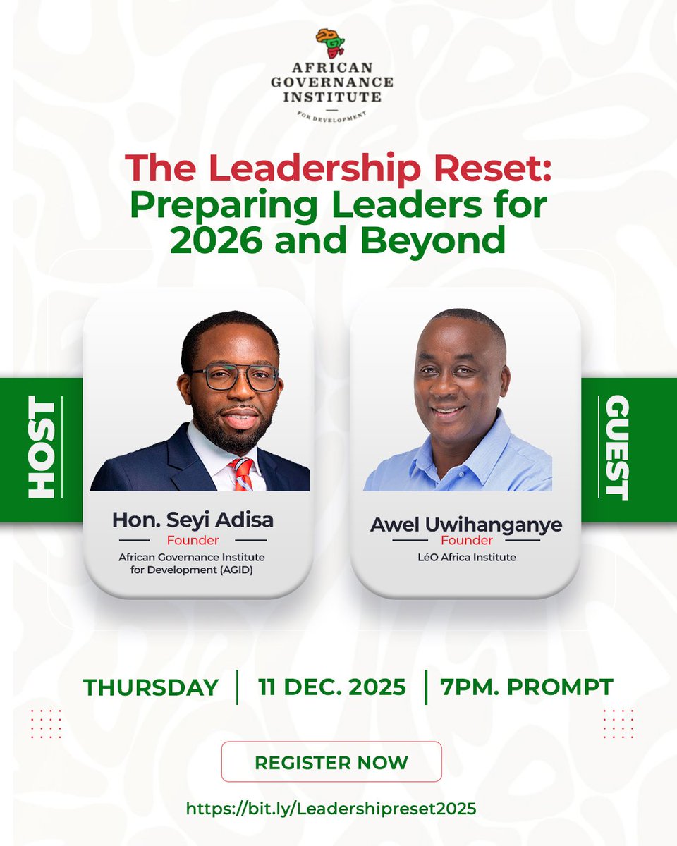 African Governance Institute for Development tweet media