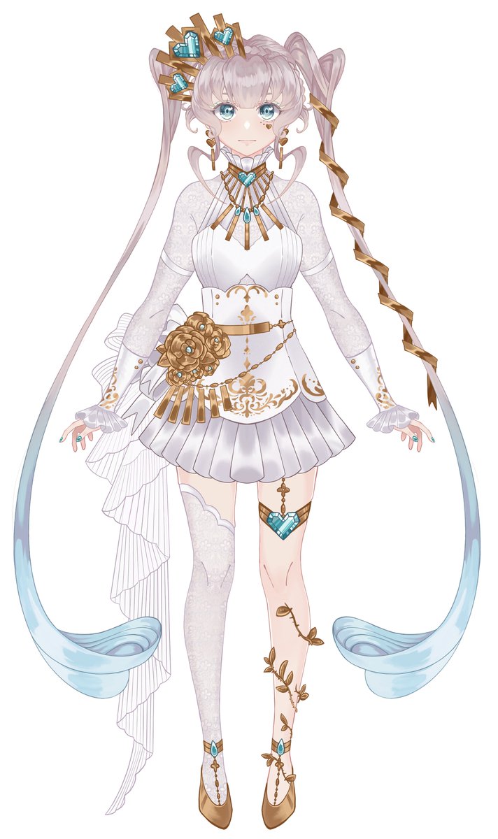 It's been a while since I revealed the model on stream but since I never shared it here..... Bam! Model! Thank you @rororonyan 

I'm so excited for the 2.0 Debut 1/14. Rigging is almost done 🩵

#vassi #vassisappho #vtuber #vtubers #ENvtubers #vtubersEN #vdachi