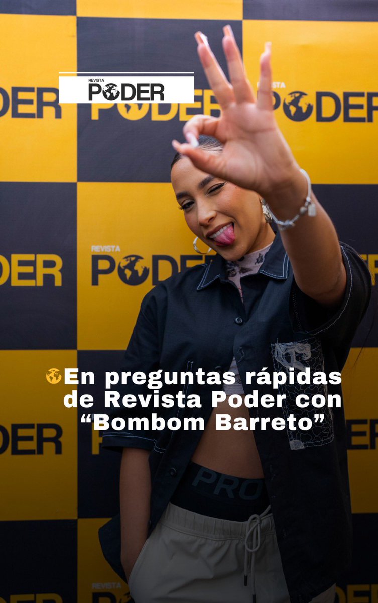 RevistaPODERcol's tweet image. #EntrevistaPoder /En Revista Poder nos acompañó @bombombarreto, quien nos compartió su trayectoria musical y sus metas a futuro. Conozca más detalles en la entrevista completa en nuestro canal de YouTube. #NoticiasPoder #RevistaPoder #paratii #FIP”
