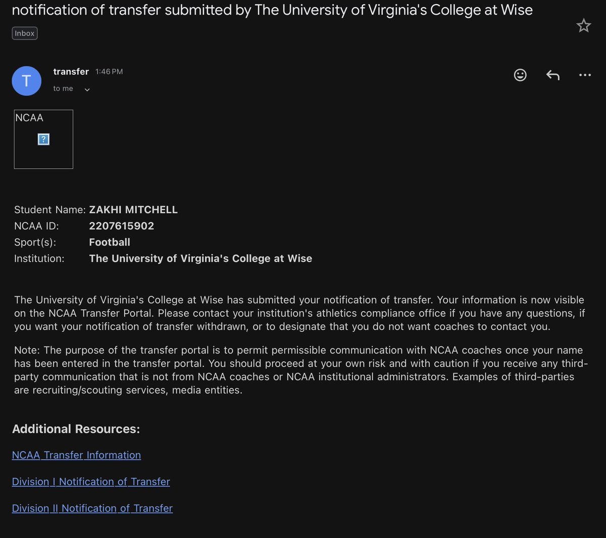 Zakhi “Khi” Mitchell tweet media