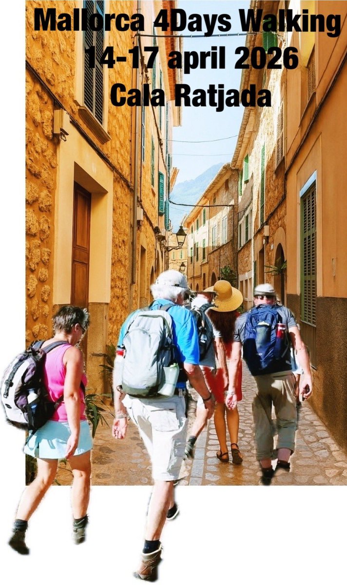 Save Walking Event - 8th edition Dutch Belgium organization-  Mallorca Spain April 2026 
See more information and registration at walking-events.com .
Looking forward to see you there in north east Mallorca !