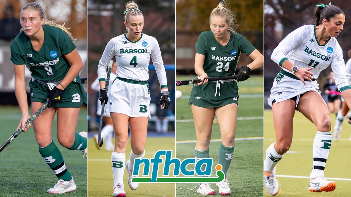 BabsonAthletics's tweet photo. Four from @babson_fh Receive @NFHCA All-Region Honors: https://t.co/5GjwjG3Xhy #GoBabo #d3fh https://t.co/RWXvDu1fYS
