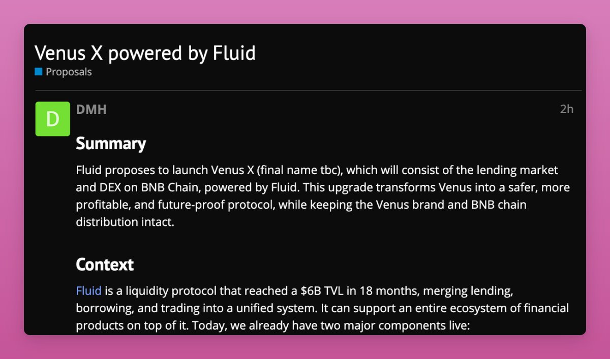 Only 2.18% of Uniswap's total TVL is on the BNB Chain.

 For Aave, that figure is just 1%.

Expanding to new chains, despite strong brand power, has been tough.

Pancakeswap and Venus still dominate on the BNB Chain.

This dominance is due to many factors, including first-mover
