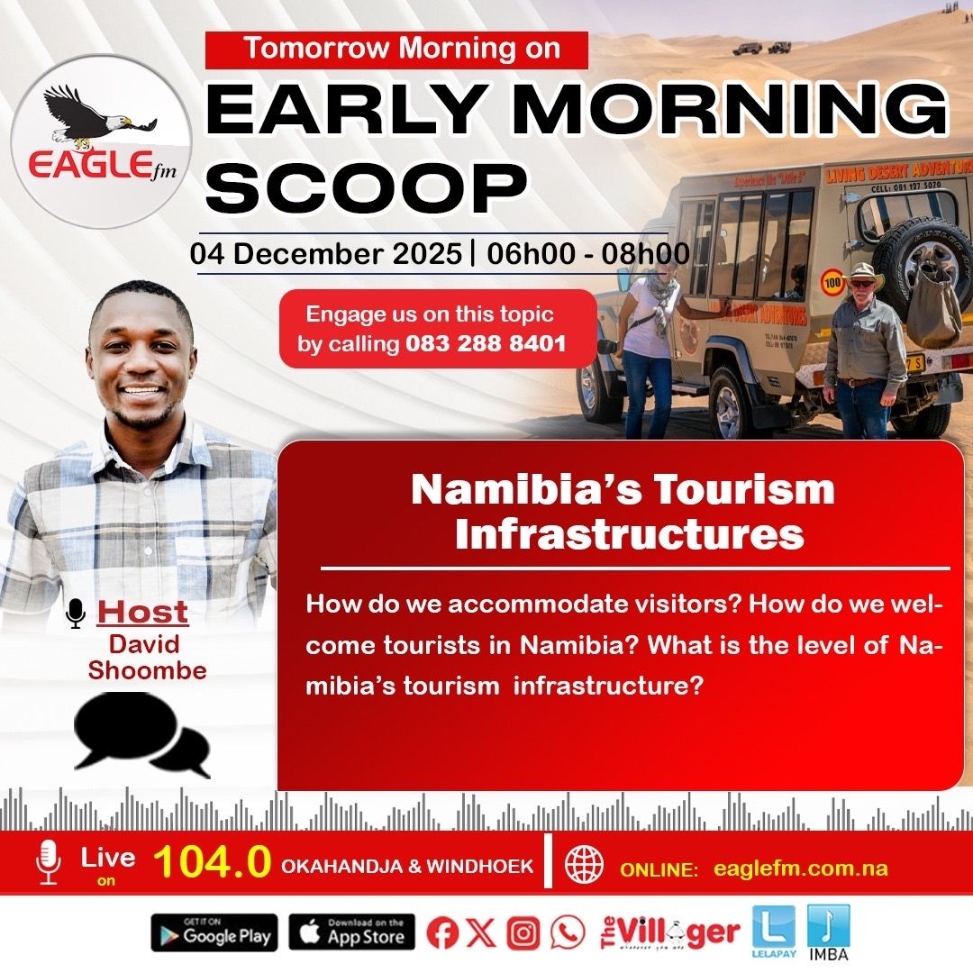Namibia’s Tourism Infrastructures

How do we accommodate visitors? How do we welcome tourists in Namibia? What is the level of Namibia’s tourism  infrastructure?

Download the Eagle FM app or tune in via the website to catch this and other conversations:  hyperurl.co/EagleFM