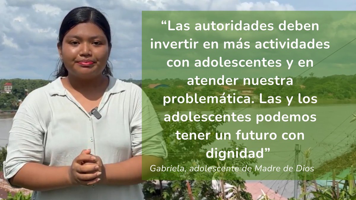 tdhsperu's tweet photo. Las adolescentes de Amazonía tienen menos oportunidad de estudiar, participar y protegerse de las violencias por falta de acceso a herramientas para que se escuche su voz. Trabajamos para que ellas logren liderar y empoderarse usando radio, TICs y redes sociales. ¡Súmate! https://t.co/TeOH3flkND