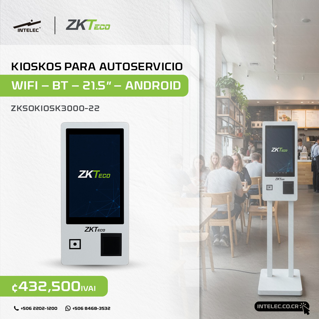 Intelec_CR's tweet image. Olvídate de las filas interminables en tu local. ⚡ Los kioscos de autoservicio ZKTeco agilizan la toma de pedidos para que tú te enfoques en la calidad del servicio. Moderniza, vende más rápido y evita errores.

Asesórate aquí 👇 intelec.co.cr/?utm_campaign=… #Intelec #Retail #ZKTeco