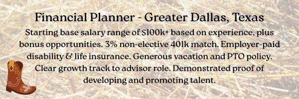 APPLY NOW! New Financial Planning Career Opportunity! Financial Planner - Greater Dallas, Texas
bit.ly/4rC8Q83