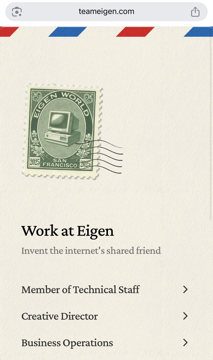 If you want to get in very early to a future rocket ship, joining Eigen could be a great move. One o