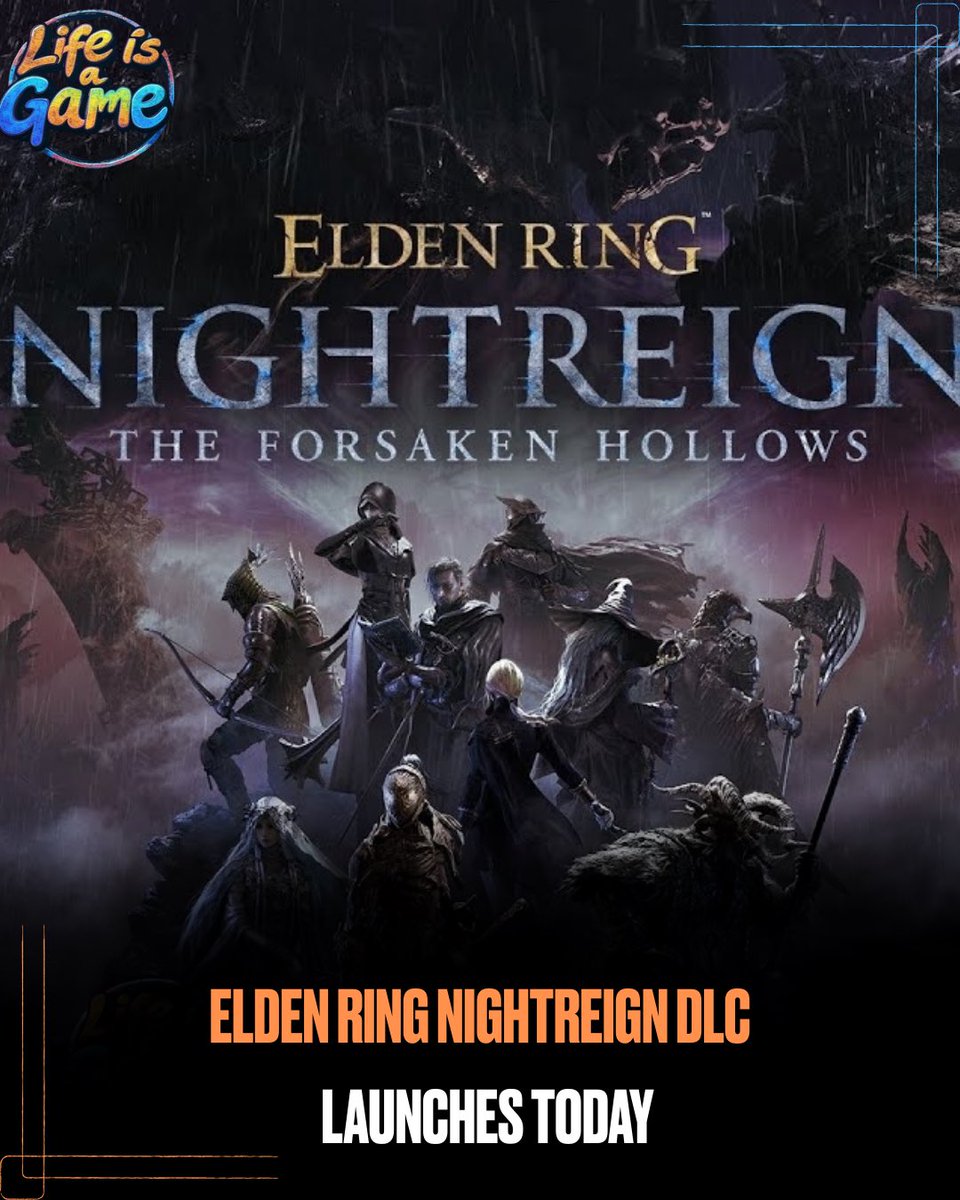 Elden Ring Nightreign DLC launches today‼️

Anyone checking it out?👀

✅New characters
✅New bosses
✅New area

Just beat the first boss and you can jump right in from there🔥
