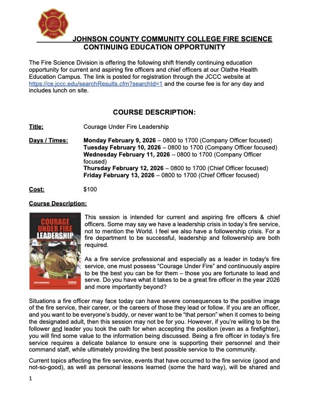 JCCC Fire Science Program tweet media