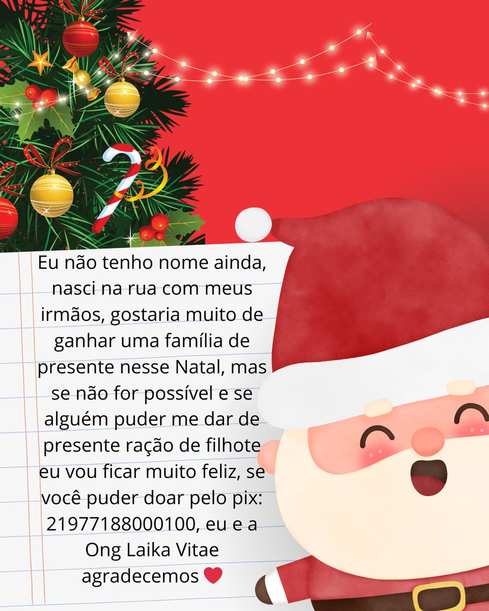LaikaVitae's tweet photo. Essa filhotinha tem apenas 02 meses, não tem nome, ela nasceu na rua com os irmãos, eles estão disponíveis para adoção, se você não puder adotar, pode doar qualquer valor para comprarmos a ração de filhotes para eles
Pix: 21977188000100
Ou compartilhe essa postagem
#laikavitae https://t.co/nsEaqyVwug