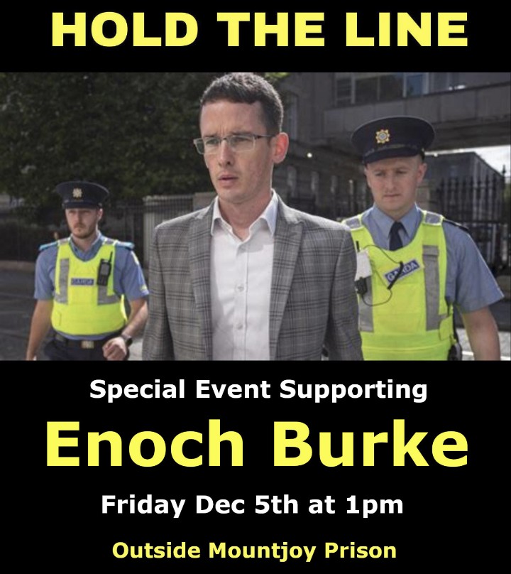 🇮🇪PLEASE ATTEND &amp; SUPPORT ENOCH BURKE🇮🇪

This is short notice but has been called by Hold The Line.
There is an event also being planned for Wilson's school &amp; perhaps another one at Mountjoy prison a little closer to Christmas🇮🇪

God bless@EnochBurke &amp; his wonderful family🙌🇮🇪