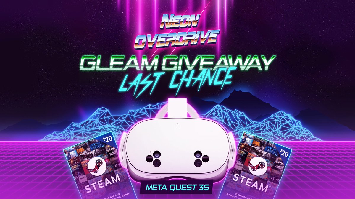 Time waits for no man (nor Exo Bot for that matter)! ⏱️
 
Our action-packed Gleam giveaway ends today, but there's still some time left in case you want to participate!

So go ahead and check it out... if you're feeling lucky, that is! 👇
gleam.io/kzeea/neon-ove…

#Giveaway