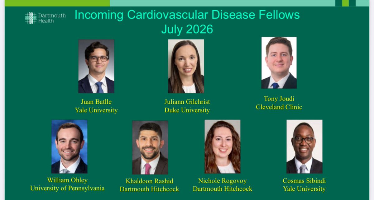 Dartmouth Cardiovascular Fellowship Program tweet media