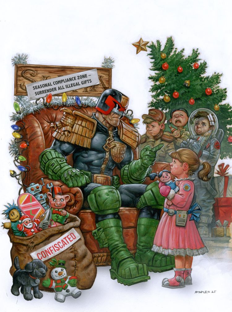 ATTENTION DOGHOUSE!!

2000 AD Prog 2463, a bumper 100 page Christmas issue, will feature a one-off Strontium Dog story entitled "The Knecks Case". 

Prog 2463 will be released on Wednesday 17th December muties but you can pre-order your copy NOW: shop.2000ad.com/catalogue/PRG2…
😊👍🏻