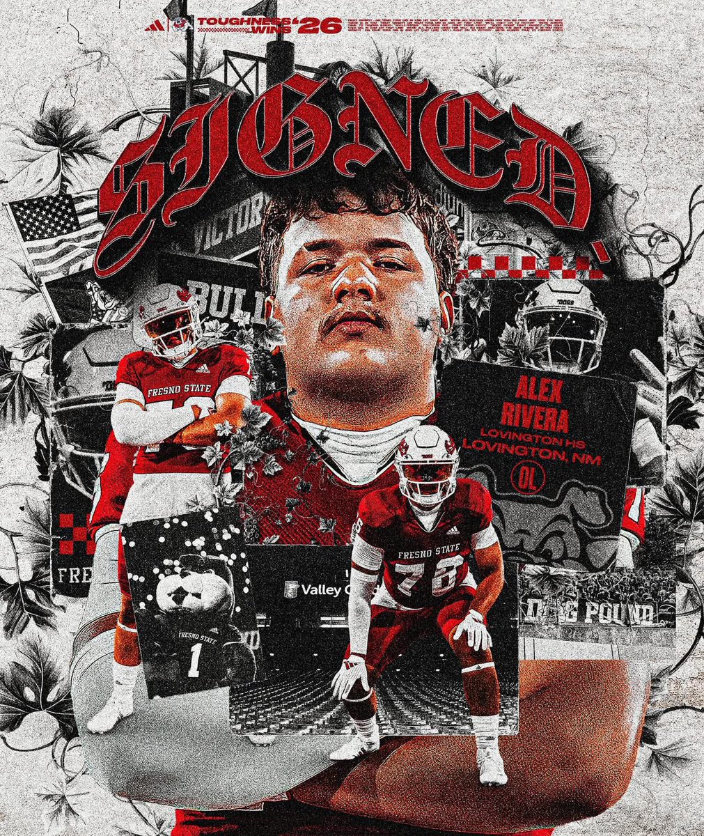 pchristy11's tweet image. Lovington OT Alex Rivera signed to play football at Fresno State!

Way to go Alex!

💙