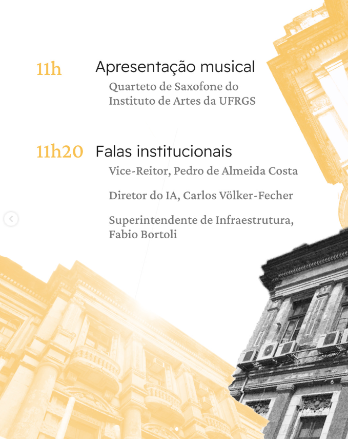 Setor de Patrimônio Histórico realiza 26º Dia da Doação - A ação será a primeira voltada especificamente para o restauro das fachadas do prédio histórico do novo Instituto de Artes, antiga Faculdade de Medicina
tinyurl.com/47sk8skb