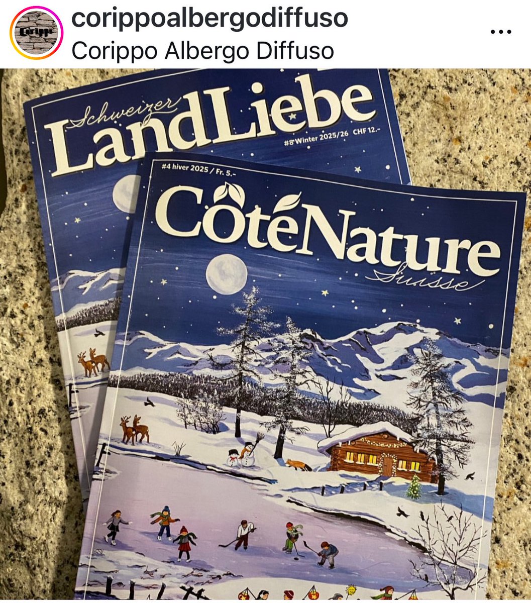 L’Albergo Diffuso di Corippo sul magazine CotèNature 👏