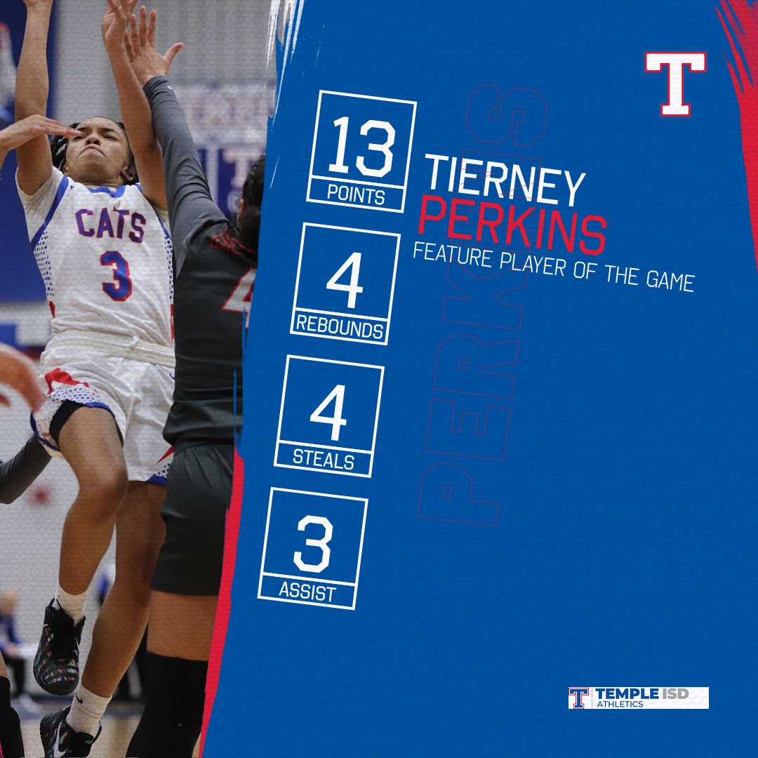 templewildcats's tweet image. 🏀 Spotlight on Tierney Perkins, our Game Feature Player! Your passion and energy set the court on fire! 💪 #GoTeam #TemCatsPride