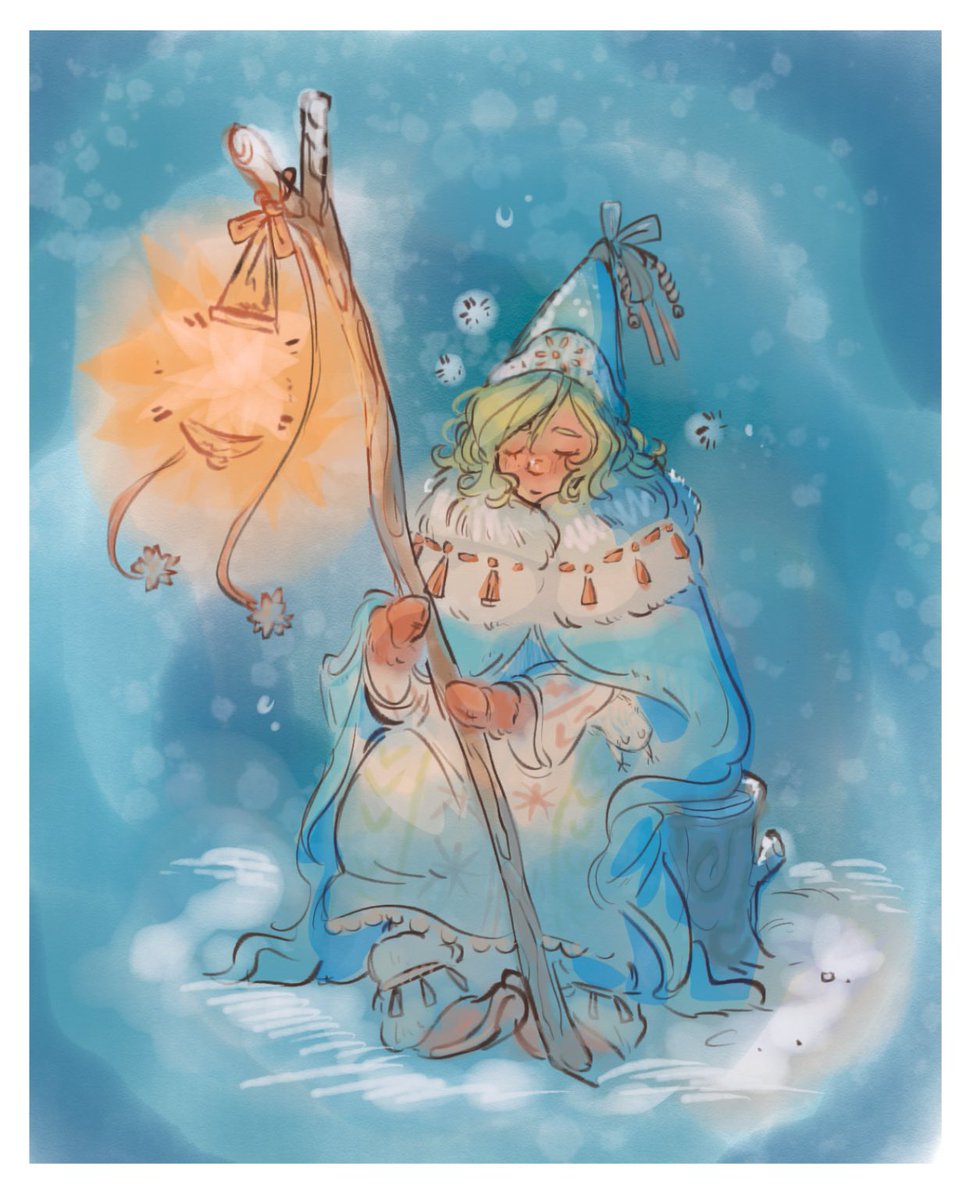 A little light keeper  #Δ帽子 #MyWitchHatAtelierArt