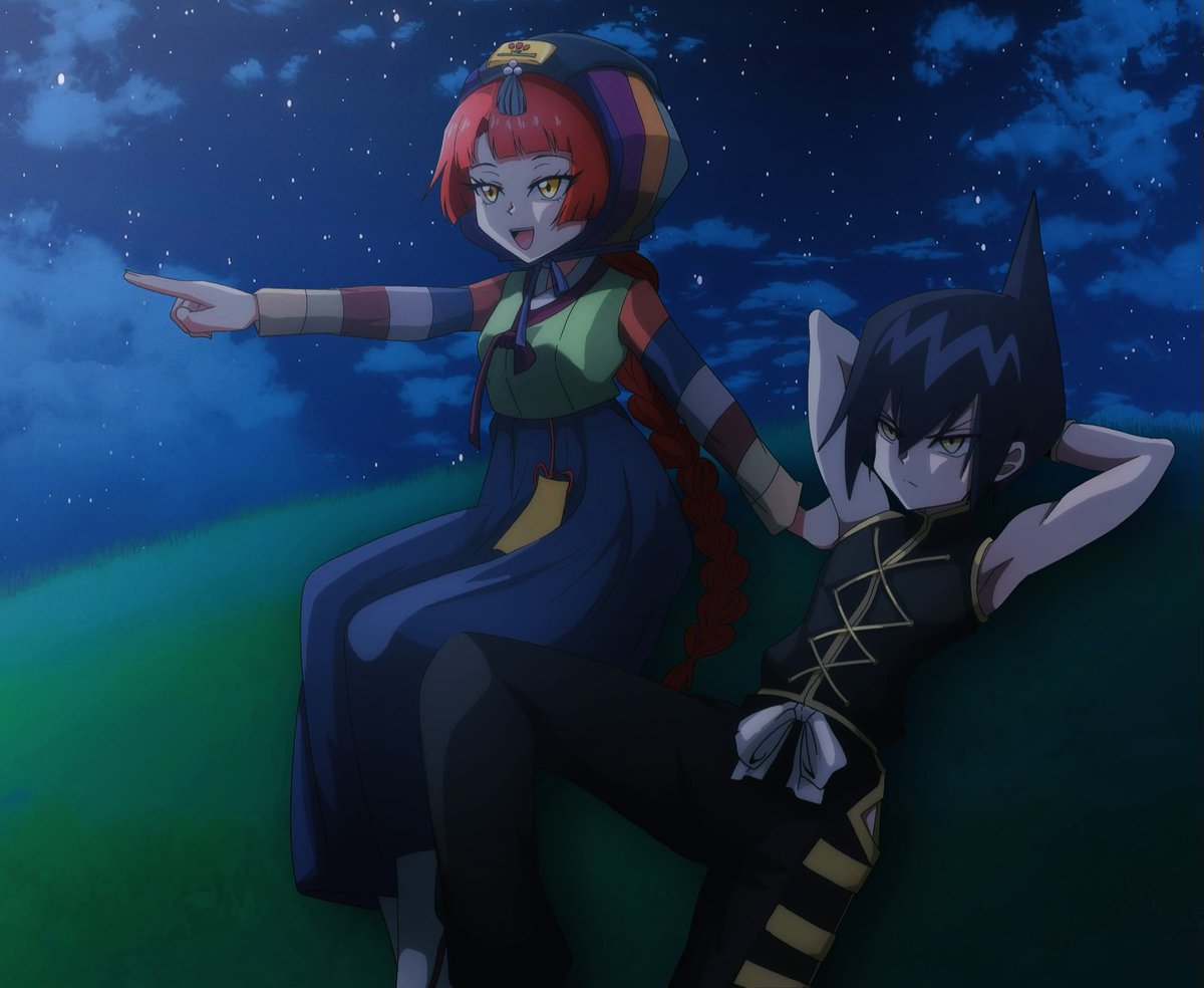 maritulipart's tweet photo. -🌃🌃🌃
Stargazing is something Ren and Meiling would do often during the prelims era. This is where Meiling would try to mellow Ren’s heart out from hating his family and all of humanity. ❤️🩹
#shamanking #shamankingoc #taoren #hanmeiling https://t.co/z33LufORtZ