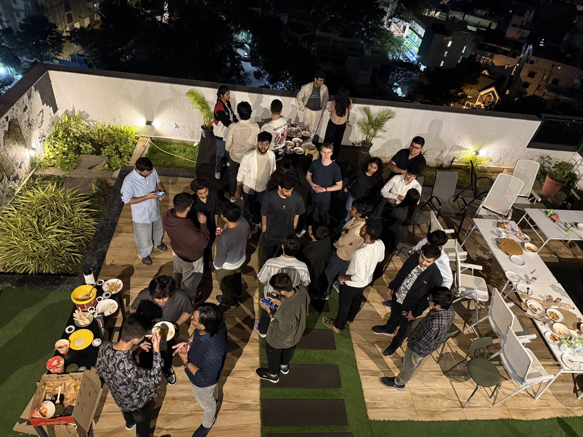 AadityaYuvraj's tweet photo. absolutely love these founder dinners at @residencyBLR house!
serendipity, good food and great conversations with so many good folks around https://t.co/7IMPPD3fSP