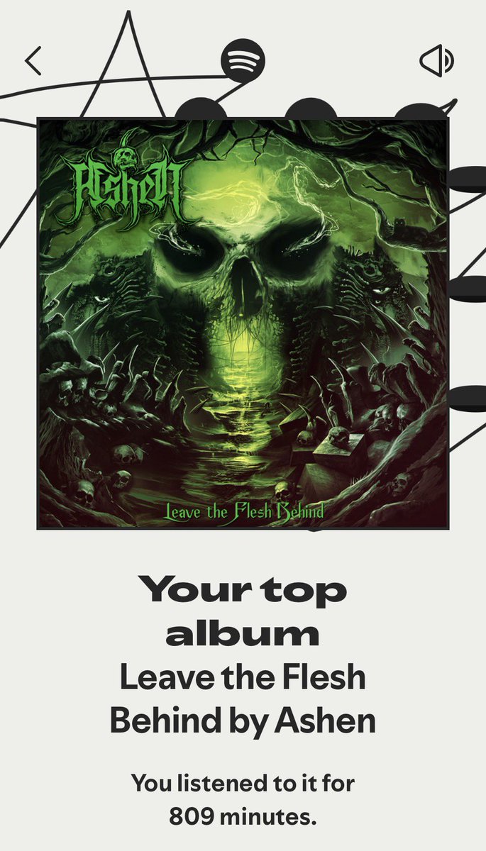 nature_runner's tweet photo. This doesn’t surprise me either! Top spot from my home country! #metal #ashen #spotifywrapped2025 https://t.co/RHt6grP7hq